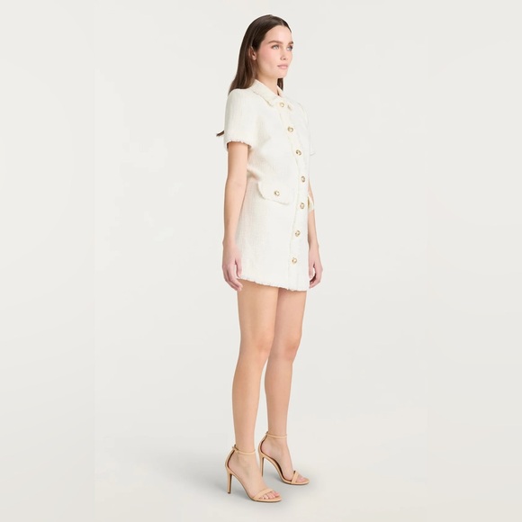 Cinq a Sept Pammy Dress- Gardenia - Picture 4 of 6